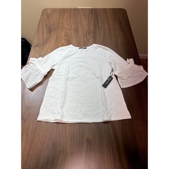 Doe and Rae ruffle sleeve cotton tunic
Size M NWT - Picture 1 of 4